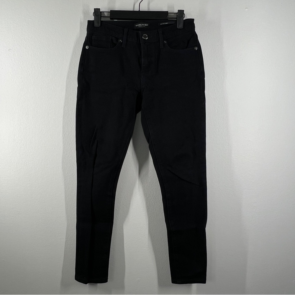 BANANA REPUBLIC Womens Size 26R Black Denim Skinny Jeans